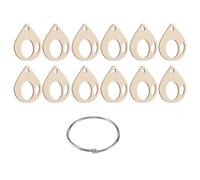 IJSDNVJNDX 100Pcs Embroidery Floss Drops Wood Thread - Bobbins Winding Board Card Needlework Thread Organization 50x44mm