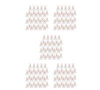 IJSDNVJNDX 175Pcs Swivel Clasps Lanyard Snap Hooks Keychain Clip Hook Lobster Claw Clasp Metal Hook Clasp with D Rings Rose Gold