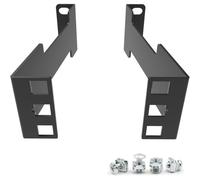 IJSDNVJNDX 1U Server Rack 4-Inch/10 cm Deep Depth Extender Recessed Rack Mount Adapter Kit for Network Use
