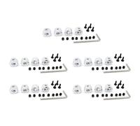IJSDNVJNDX 20PCS 5mm to 12mm Metal Combiner Wheel Hub Hex Adapter for D12 C14 C24 C34 MN D90 D91 MN99S RC Car Upgrade Parts,