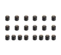 IJSDNVJNDX 20PCS 9Pin Tube Socket Test Saver for 6DJ8 12AX7 ECC83 12AU7 ECC82 EF86 6922 5670 Audio Amplifier