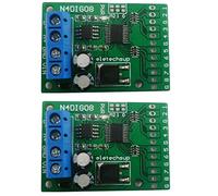 IJSDNVJNDX 2X 8Ch Input/Output Digital Switch TTL LvTTL CMOS RS485 IO Control Module Modbus Rtu Board for PLC Relay, (No Pin)
