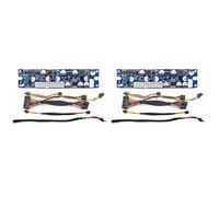 IJSDNVJNDX 2X DC 19V DC ATX PSU 19V 200W ATX Switch Mining PSU 24Pin MINI ITX DC to ATX PC Power Supply for Computer