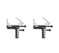 IJSDNVJNDX 2X Microscope Mechanical Stage, Mechanical Stage Microscope, Professional Attachable Mechanical Stage Caliper with Scale