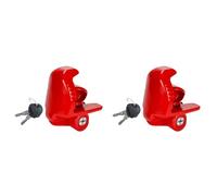 IJSDNVJNDX 2X Trailer Hitch Locks with Keys Universal Size Fits 1-7/8 2-5/16 2 Inch Ball Hitch Lock Coupler Adjustable Tongue Lock