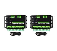 IJSDNVJNDX 2X USB to 4CH RS485 Converter Module Industrial Grade Universal Serial Communication
