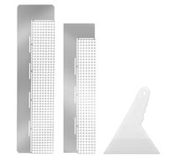 IJSDNVJNDX 3Pcs Draw Ruler Mesh Ruler Grid DIY Draw Ruler Accessories with 240/400 Blank Grids