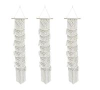 IJSDNVJNDX 3X Ball Cap Hanger-Boho Macrame Cap Holder Wall Hat Organizer for Baseball Cap Holder Over Door,Hat Rack B