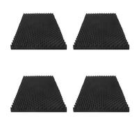 IJSDNVJNDX 4 Pack Acoustic Foam Panels, 48 X 24 X 2Inch High Density Sound Absorbing Panels for Home, Recording Room, Studio