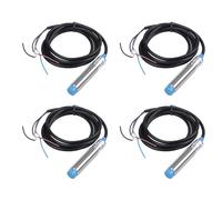 IJSDNVJNDX 4X DC 6-36V PNP NO 3-Wire 4mm Cylindrical Inductive Proximity Sensor Approach Switch LJ12A3-4-Z/BY