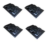 IJSDNVJNDX 4X Irregularly Cement Mold Plastic Brick Stone Concrete Mould Garden Path Stone Pillar Mold Stepping Decorative Fence