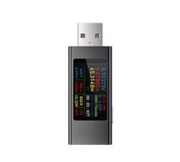 IJSDNVJNDX 6-in-1 Multi-Function DC Voltage Ammeter Power Meter Digital Display Curve Measurement USB Cell Phone Charging Tester