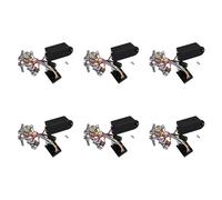 IJSDNVJNDX 6X 2 Band Active Guitar EQ Equalizer Preamp Circuit Pickup Black