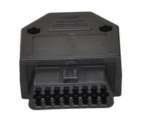 IJSDNVJNDX 6X OBD2 OBD II 16 Pin Connector Socket Diagnostic Tool Adapter OBD Connector + Enclosures + Terminal + Screws