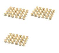 IJSDNVJNDX 72PCS DIY Crystal Epoxy Resin Drawer Knob Base, Drawer Handle Accessories, DIY Resin Handle Alloy Base in Bulk (Golden)