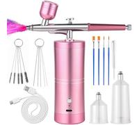 IJSDNVJNDX Airbrush Cake Cordless Makeup Kit, Rechargeable Paint Kit,Cordless Portable Airbrush Compressor