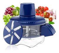 IJSDNVJNDX Automatic Peeling Machine, Upgraded 6 Leaf Blade Electric Fruit& Vegetable Remover, Peeler Rechargeable Wireless for Cherry, Grapes, Garlic