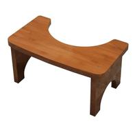 IJSDNVJNDX Bathroom Toilet Stool Not-Slip Bamboo Squatting Toilet Stool Squat Toilet Stool Toilet Footstool