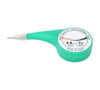 IJSDNVJNDX Brass for Workshop, Solder Wick Braid with Flux- Width 3MM, Length 2M, Desoldering Wicks Wire Removal Tool for Laboratory