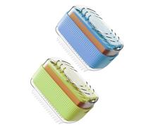 IJSDNVJNDX Bubble Foam Soap Dispenser Holder Foaming Box Roller Portable Travel Case with Brush for Bathroom for Laundry, Gym