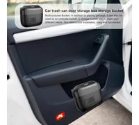 IJSDNVJNDX Car Trash Bin with Lid - Hanging Vehicle Garbage Dust Case, Pressing Square Trash Can, Auto Interior Accessory
