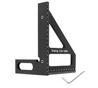 IJSDNVJNDX Carpenter Square Woodworking Toolset Protractor Miter Triangle Ruler 3D Multi-Angle 45/90 Degree Layout Measurement Guide