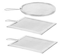 IJSDNVJNDX Ceramic Glaze Filter and Soil Sieve- 3pcs Stainless Steel Pottery Tools Set for Efficient Sculpting