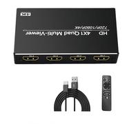 IJSDNVJNDX -Compatible 4X1 Quad Multi-Viewer 4K Multivisor Switch 4K Multiviewer 4X1 Swicth