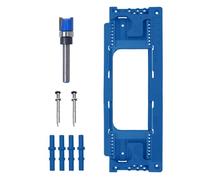 IJSDNVJNDX Door Hinge Jig,Adjustable Template- Supports 8 Hinge Sizes(2-1/2" to 6") and 5 Door Thicknesses(1-3/8" to 2-1/2")
