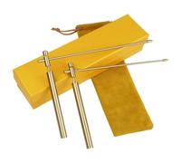 IJSDNVJNDX Dowsing Rods Copper, 2PCS Divining Rods - Solid Copper and Brass - Detect Gold, Water, Locating Lost Items