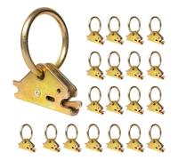 IJSDNVJNDX E-Track Tie Down O Ring- Heavy Duty 20 PCS Set for E-Track Ring for E-Track Tie Down Rails/Single System