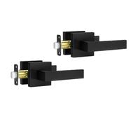 IJSDNVJNDX for Left& Right Sided for Hallway Door Handles, 2 Pack Interior,Non-Locking Passage Door Knobs Closet Door Levers