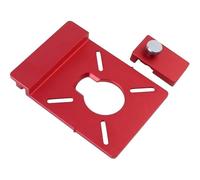 IJSDNVJNDX Guide Rail Adapter Straight Line Milling Groove Aluminum Alloy Auxiliary Bracket with Limiter Compatible Most Router