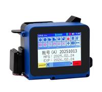 IJSDNVJNDX Handheld Mini Portable Inkjet Printer with 25 Language Rollers Ink Ribbon for Printing Batch Code Date Numbers Logo Expiry Labels