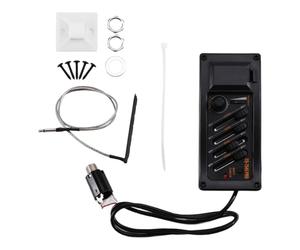 IJSDNVJNDX Improve Your Guitar’S Clarity with EQ-7545PRO Acoustic Piezo Pickup 4-Band Pre-Amp
