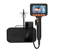 IJSDNVJNDX Industrial HD 2 Million Pixels 3.9mm Rotating 360° Pipe Endoscope Camera Borescope Inspection with 4.3" Display Screen