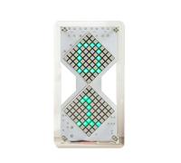 IJSDNVJNDX LED Dot Matrix Electronic Hourglass DIY Kit Gravities Sensor Timer Clock Soldering Practice DIY Kit with Battery B