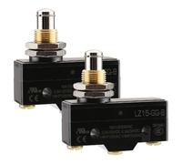 IJSDNVJNDX LZ15-B(Z-15GQ-B) Universal Purpose Basic Switch, Panel Mount Plunger Micro Switch, Designed for General Applications