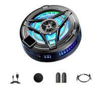 IJSDNVJNDX Magnetic Mobile Radiator Phone Cooler Silent Semiconductor Cooling Fan Cooler for Tablet/Phone Cooler Black