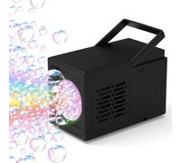 IJSDNVJNDX Outdoor Birthday Toy Fully Automatic Bubble Blowing Handheld Electric Bubble Machine No Battery Required No Bubble Water Needed A