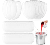 IJSDNVJNDX Paint Strainer Bags 60 Pcs, 5 Gallon Fine Mesh Filter Bag with Elastic Top Opening Hydroponic Filter Tool for Gardening