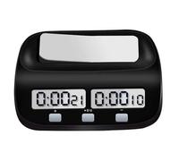 IJSDNVJNDX Portable Digital Chess Timer with Delay Feature, Clock Board Game Timer, and Multiple Time Control Options