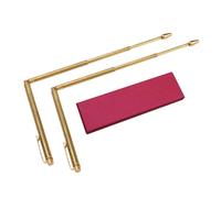 IJSDNVJNDX Portable Divining Rod Set- 2Pcs Pure Copper Dowsing Rods for Finding Water& Treasure Dragon Seeking Tool Design