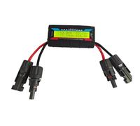 IJSDNVJNDX Power Meter Watt Meter Reusable 150A Digital Electrical Motor Solar Panel LCD Screen Power Analyzer Solar Tester with Photovoltaic Connector