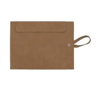 IJSDNVJNDX PU Leather Watch Band Case Organizer, Watch Roll Travel Storage Bag Portable Dark Brown