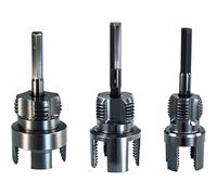 IJSDNVJNDX PVC Pipe Threading Tool Kit Internal External Pipe Threader Drill Powered PVC Threader Set