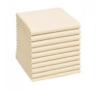 IJSDNVJNDX Reusable Cheese for Straining 12 Pieces-Grade 100 Muslin Cloth 20x20 Inch, 100% Unbleached Cotton with Hemmed Edges