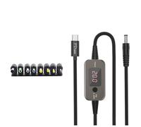 IJSDNVJNDX Type-C to DC Power Boost Cable PD100W Fast Charging USB C Adapter 5V/9V/12V/15V/20V Step-Up Converter Cord for Wifi Router