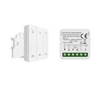 IJSDNVJNDX WIFi Smart Control Voice Mini Curtain Switch Module Roller Blinds Shutter Motor Remote Control