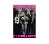 ijshndgn Cage The Elephant Poster Vintage Art Cover Room Decor Aesthetic for Bedroom Living Room Walls Aesthetic Poster 12x18inch(30x45cm) Unframe-style